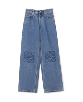 LOEWE ANAGRAM BAGGY JEANS