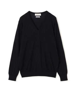 TOMORROWLAND tricot スーパーファインメリノウール Vネックニット S-WOOL