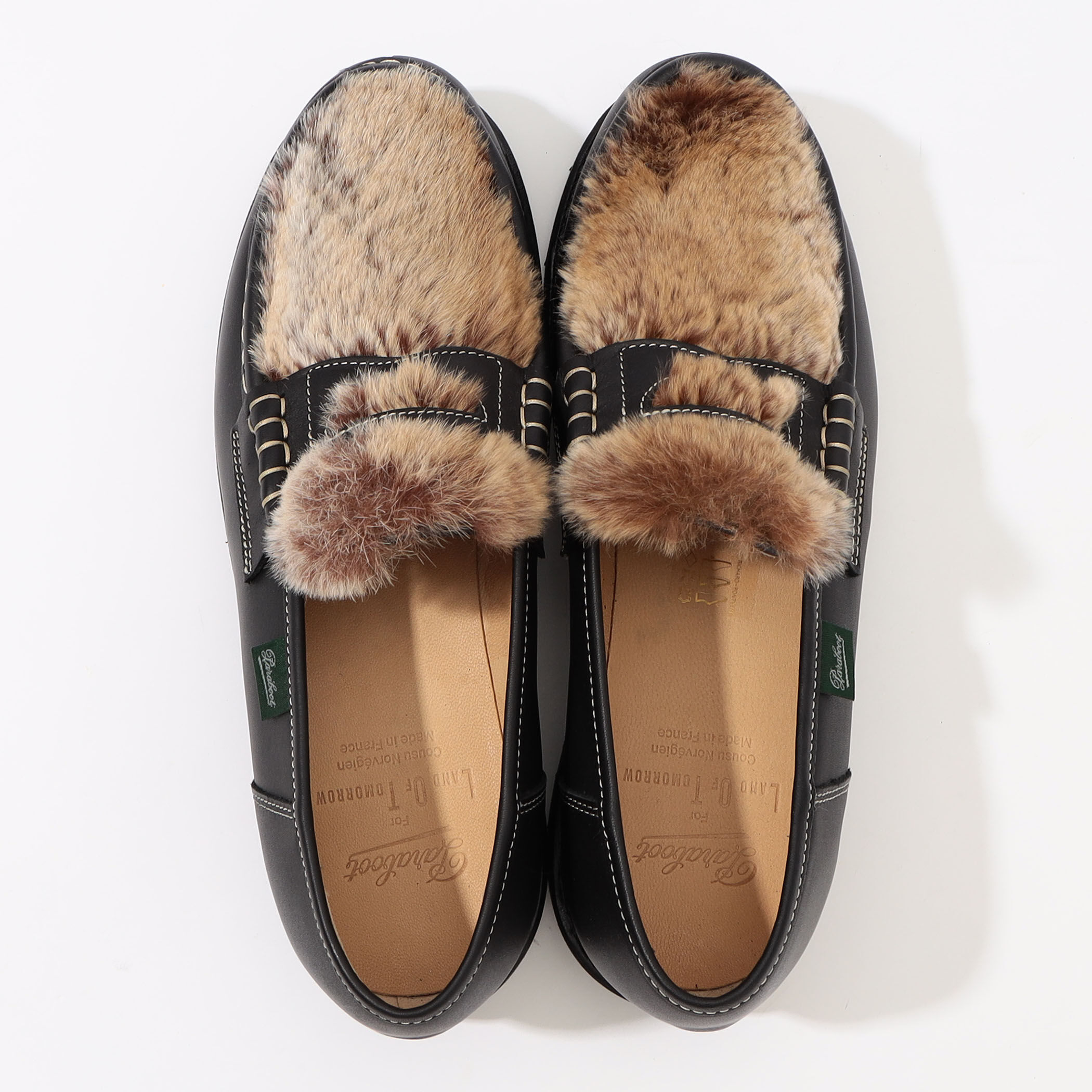 【別注】PARABOOT×LAND OF TOMORROW REIMS ラビットファー ローファー｜トゥモローランド 公式通販