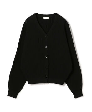 リンクスリブ Vネックカーディガン
