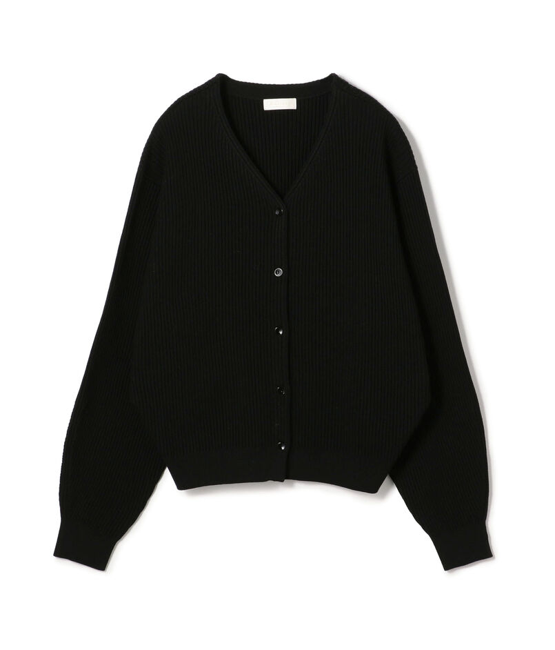 リンクスリブ Vネックカーディガン