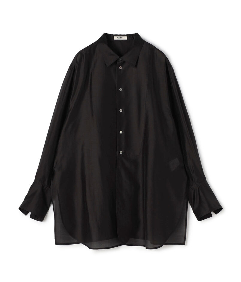 〈MORE10%OFF対象〉シースルーローンボザムチュニックシャツ