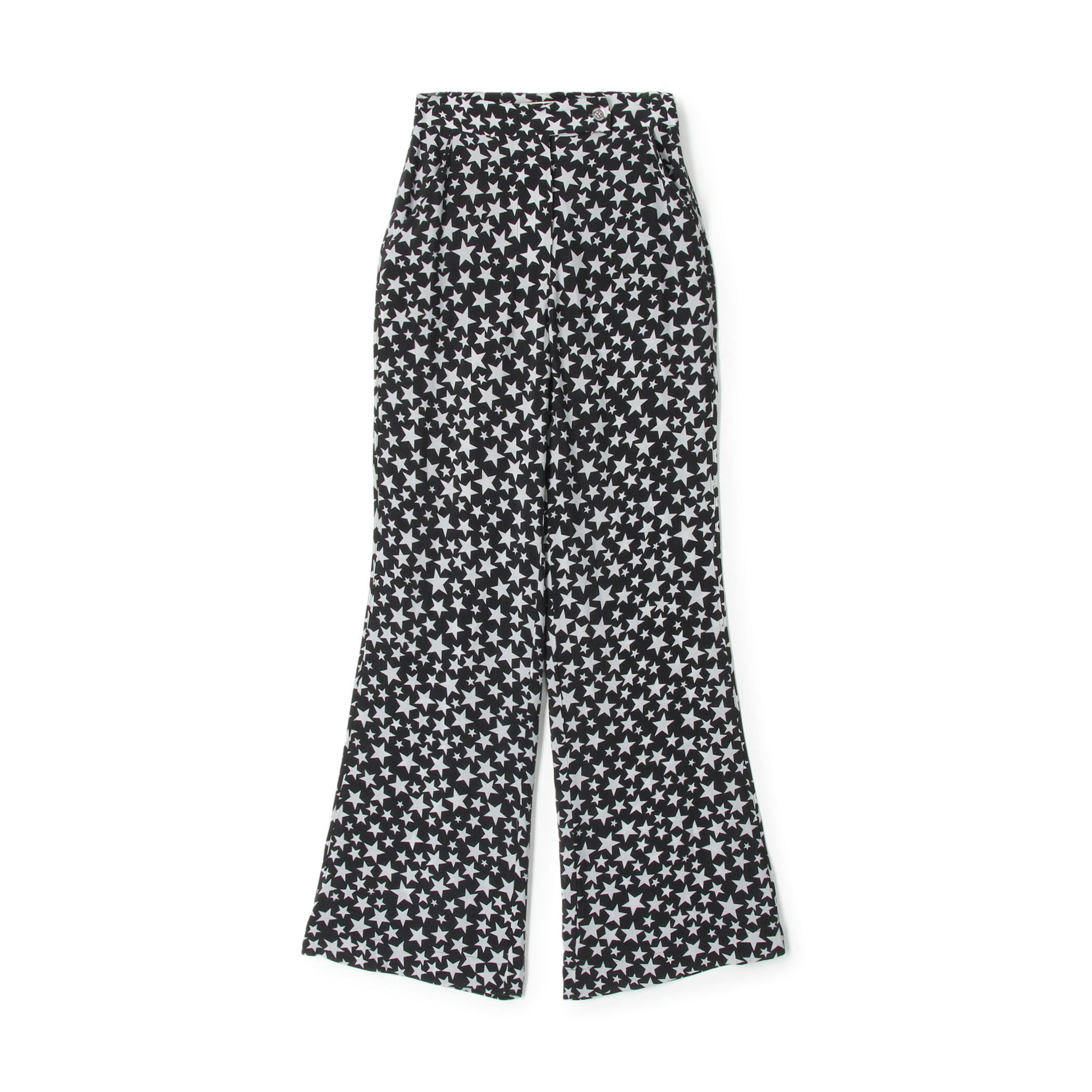 Acne Studios キュプラ スタープリントストレートパンツ