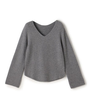 ベビーカシミヤ Vネックプルオーバー