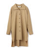 CABaN ウールツイル ハイネックロングシャツ