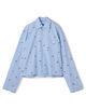 RIER SHIRT MINI コットン エンブロイダリーシャツ