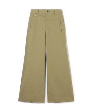 【WEB先行予約】モイストコットン セミワイドパンツ
