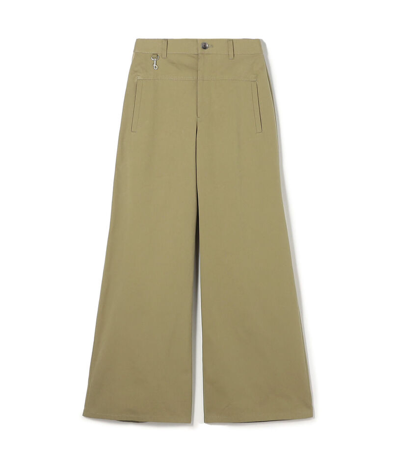 【WEB先行予約】モイストコットン セミワイドパンツ