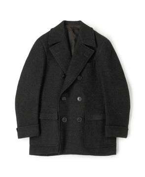 プレミアムシェットランドウール ショートポロコート