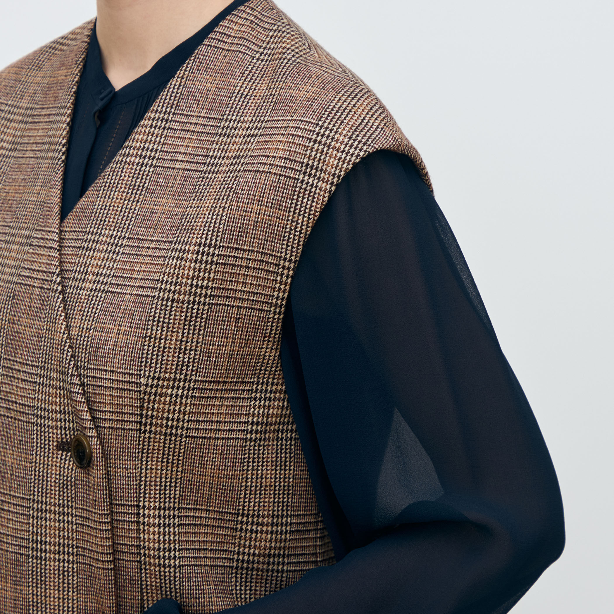 シックバーガンディー ジレワンピース｜トゥモローランド 公式通販