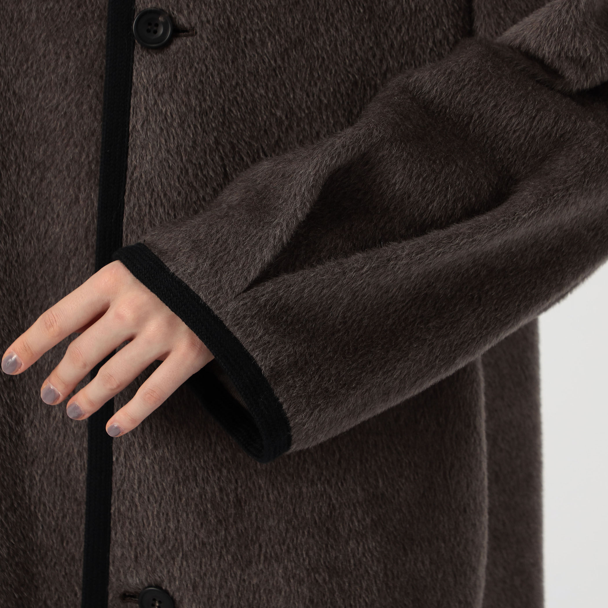 スーリーアルパカシャギー ロングコート｜トゥモローランド 公式通販