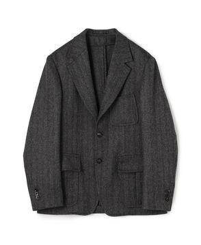 ベビーアルパカツイード ハンティングジャケット DORMEUIL