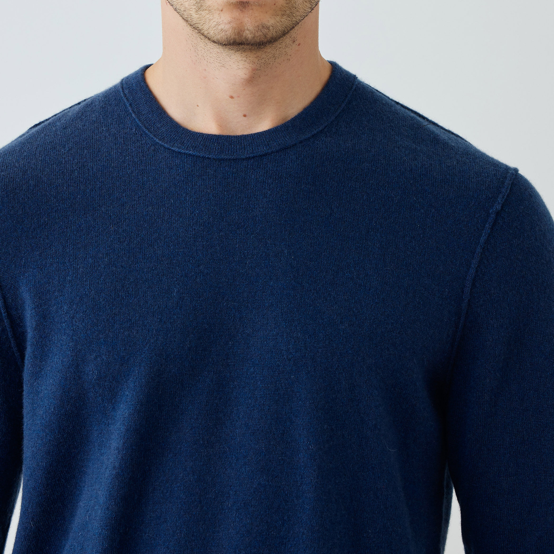 リサイクルカシミヤグラフィック クルーネックプルオーバー MRBC3426GM