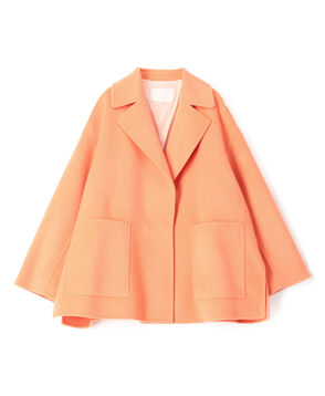 プレミアムウールリバー オープンカラーショートコート