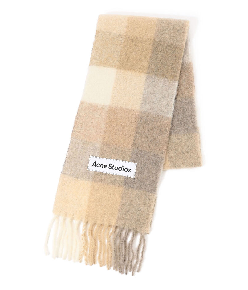 ■Acne Studios VALLY モヘアチェックストール