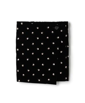 ベロア PETIT ROSEプリントミニスカート