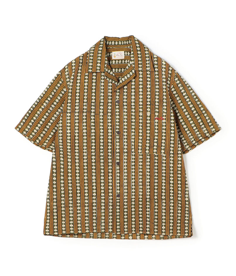 Mai Tai ブロックプリント 開襟シャツ
