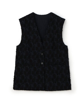 シャイニーカットジャカード Vカラージレ