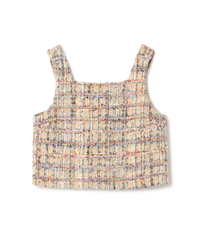 ファンシーヘリンボーン スクエアトップス