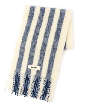 JACQUEMUS L'ECHARPE CARRO ストライプマフラー