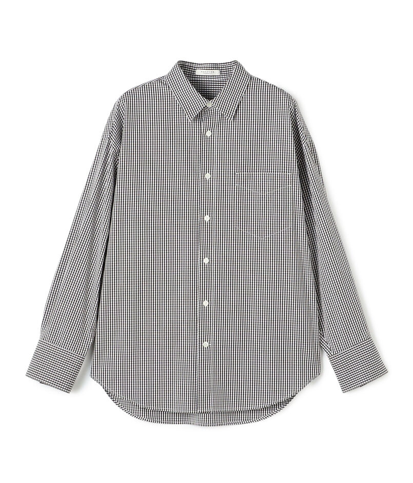 コットンポプリン レギュラーカラーシャツ