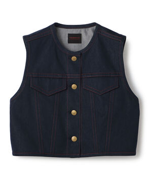 ソワデニム ショートジレ