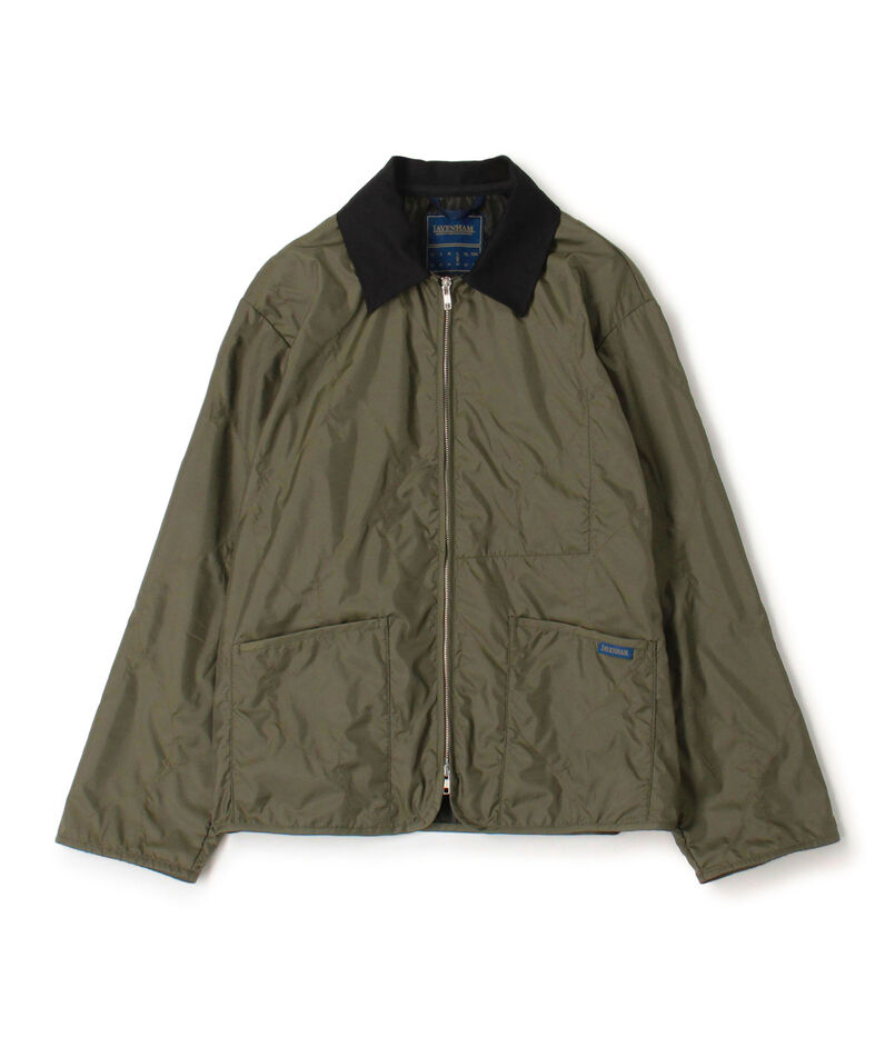 【別注】LAVENHAM UNWADDED TEYNHAM ポリエステル ジップブルゾン