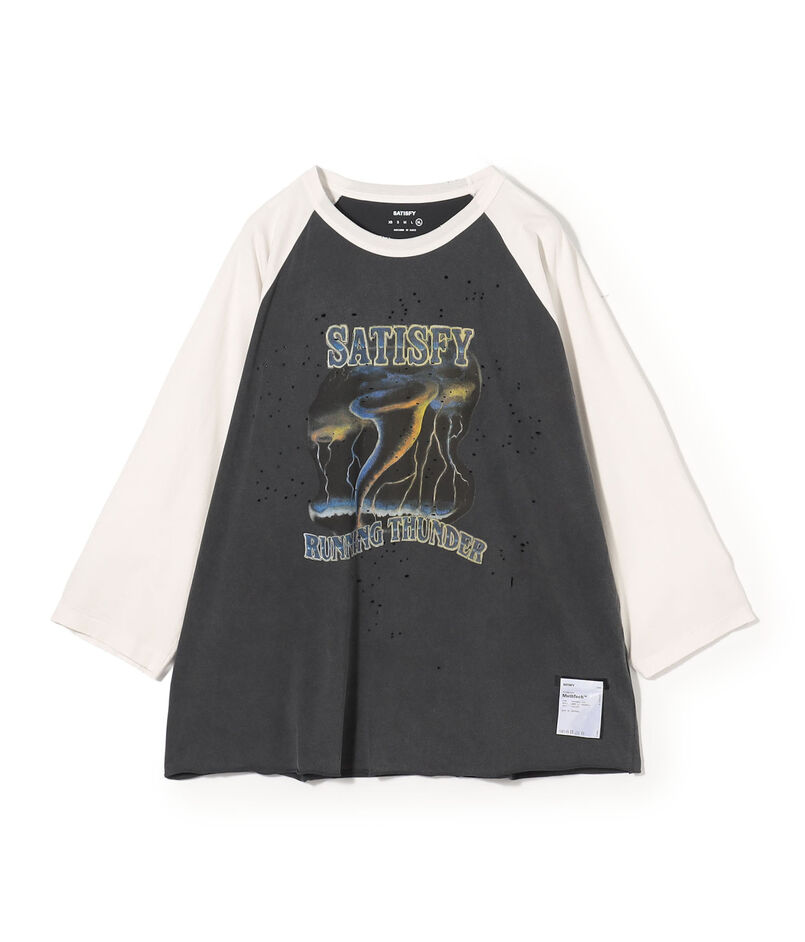 SATISFY MothTech BaseballT フットボールTシャツ