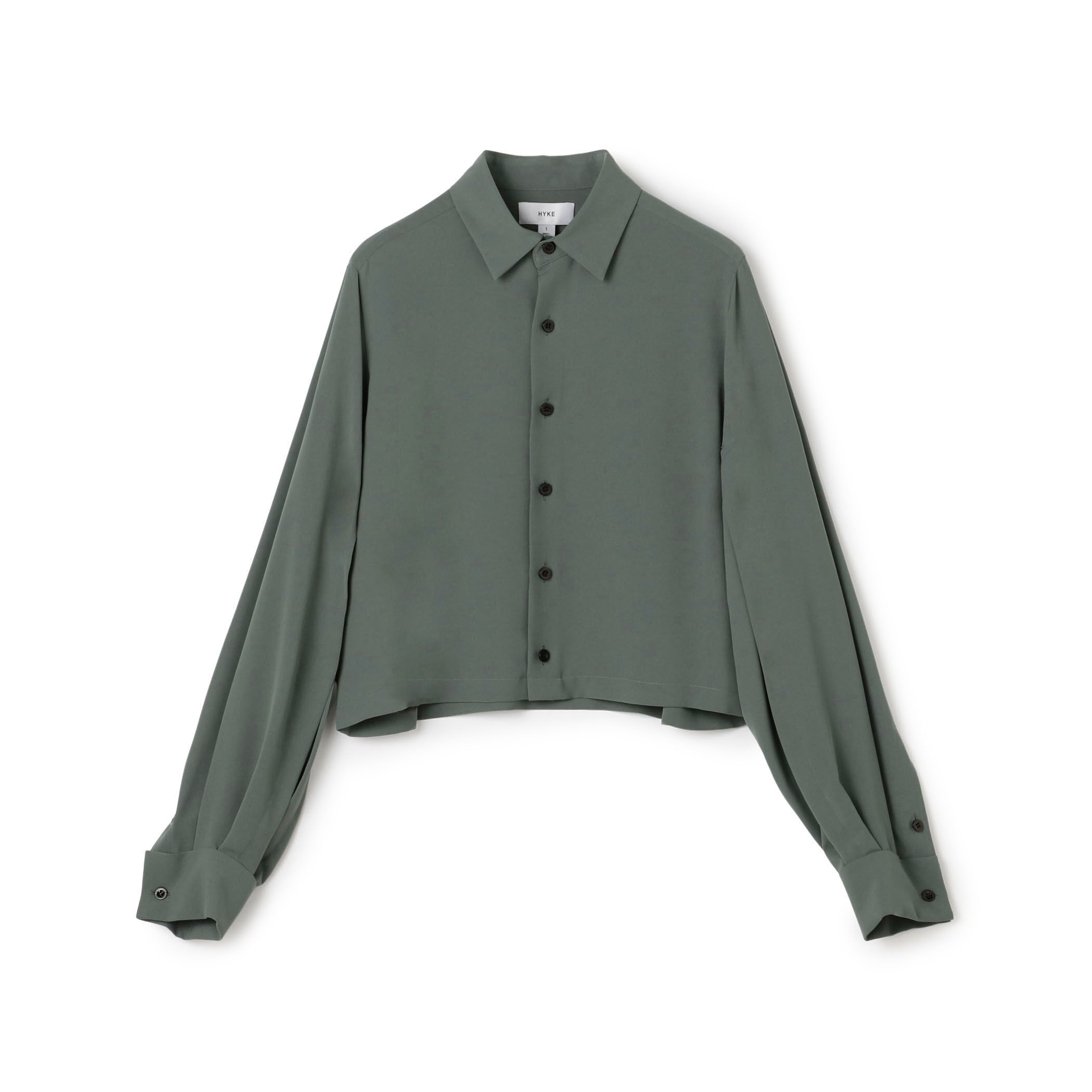 【HYKE】新品 - TA/P CROPPED SHIRT 25SS TA／P CROPPED SHIRT 25SS／15244
