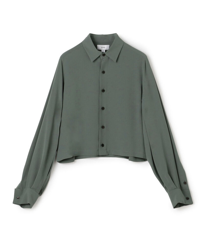 HYKE TAP CROPPED SHIRT