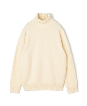 ■TOMORROWLAND TRICOT スーパーファインラムウール タートルネックニット