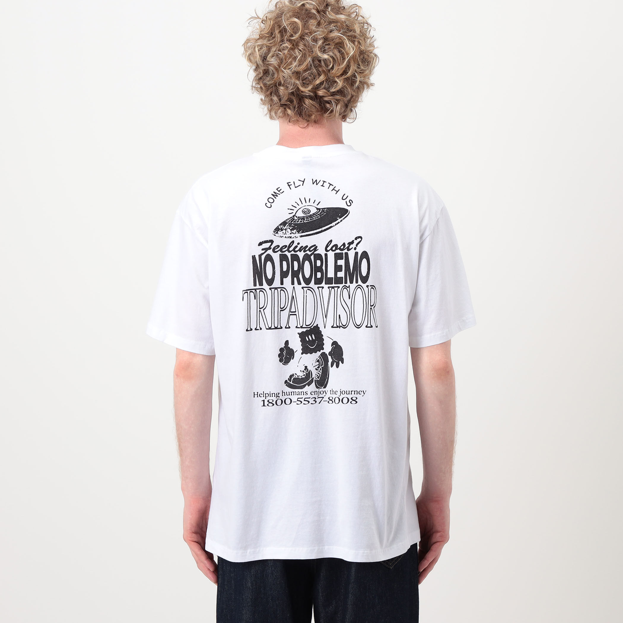 No Problemo Trip Advisor SS Tee バックプリントTシャツ