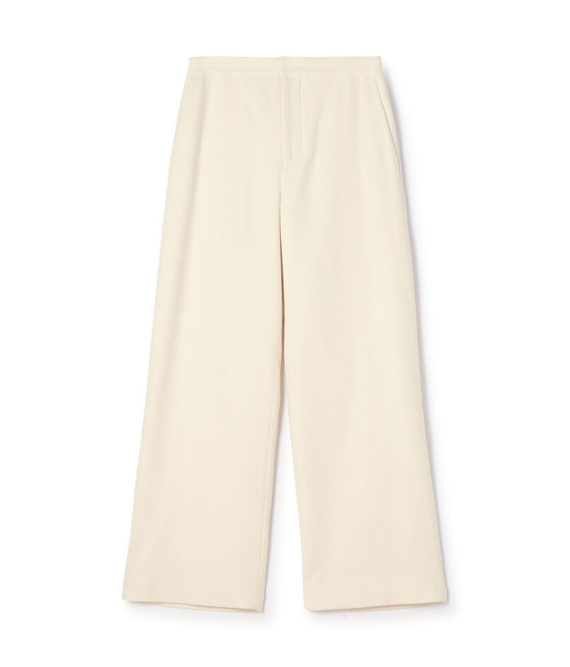 ホワイトフランネル ストレートパンツ