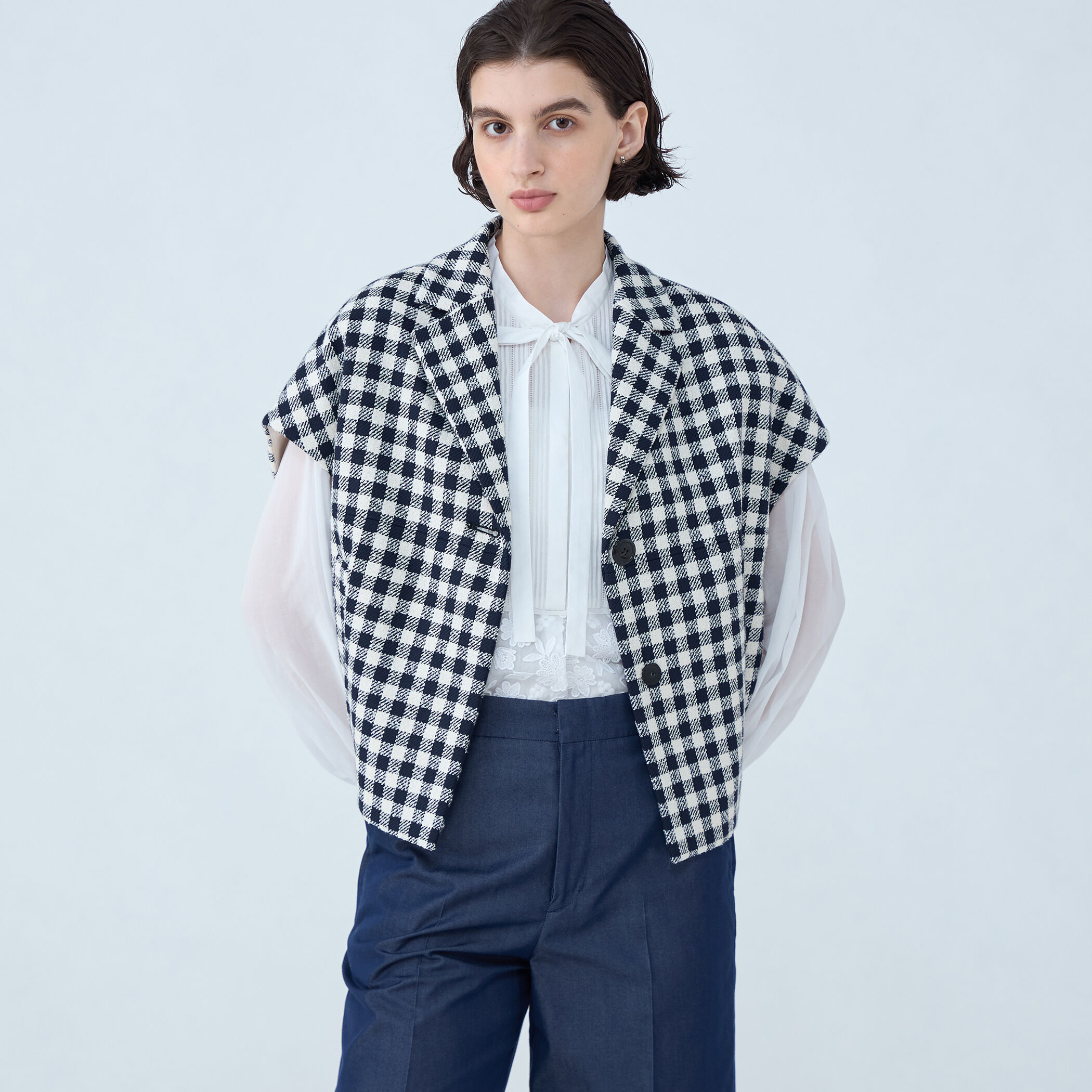 タムタムギンガム ノッチドカラージレ｜トゥモローランド 公式通販