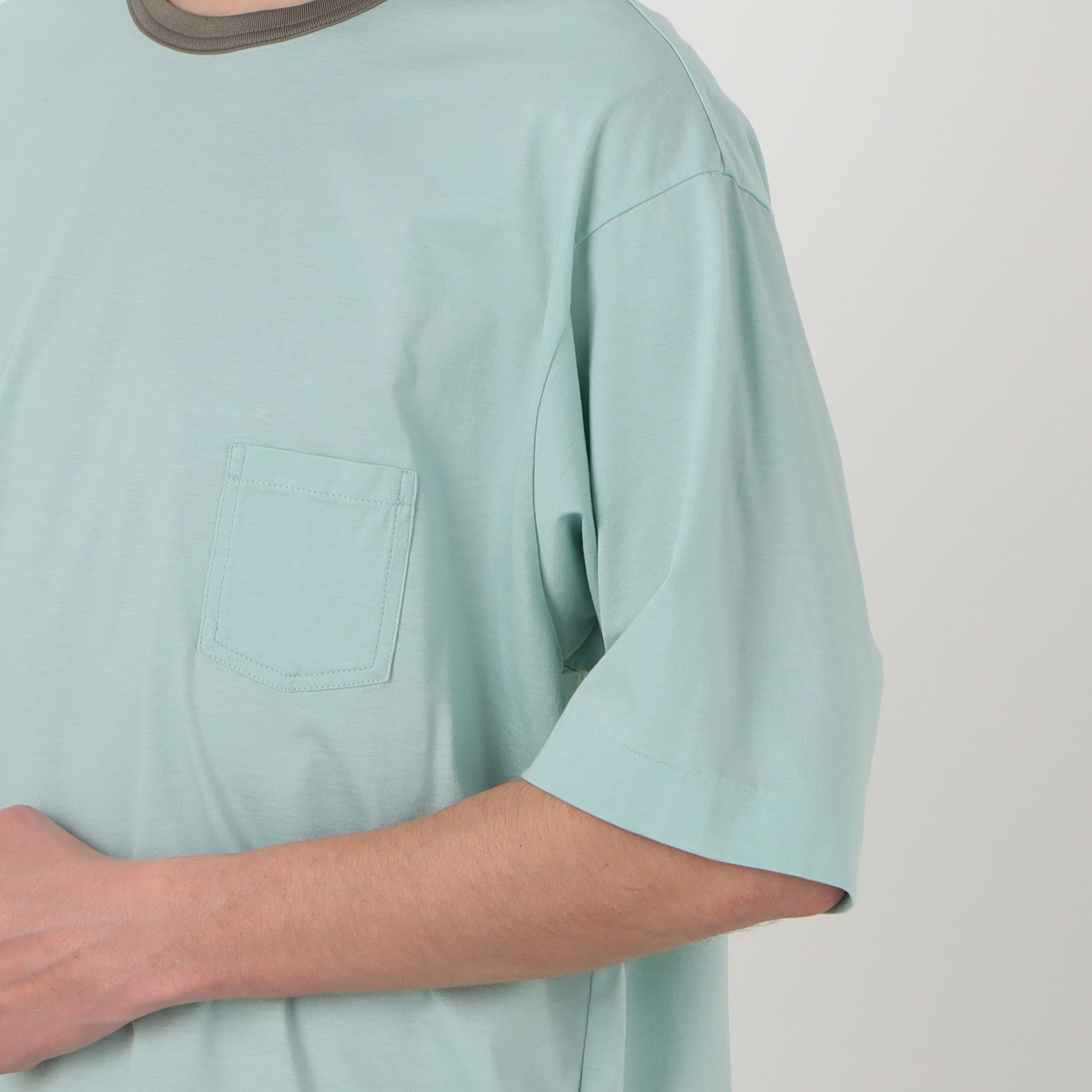 コットンシルク高密度天竺 リンガーTシャツ｜トゥモローランド 公式サイト