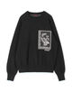 ■CABaN コットンカシミヤ フラワージャカードプルオーバー