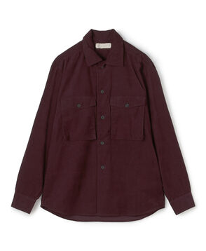 JAN MACHENHAUER Ziggy Shirt コットンダブルポケット コーデュロイシャツ