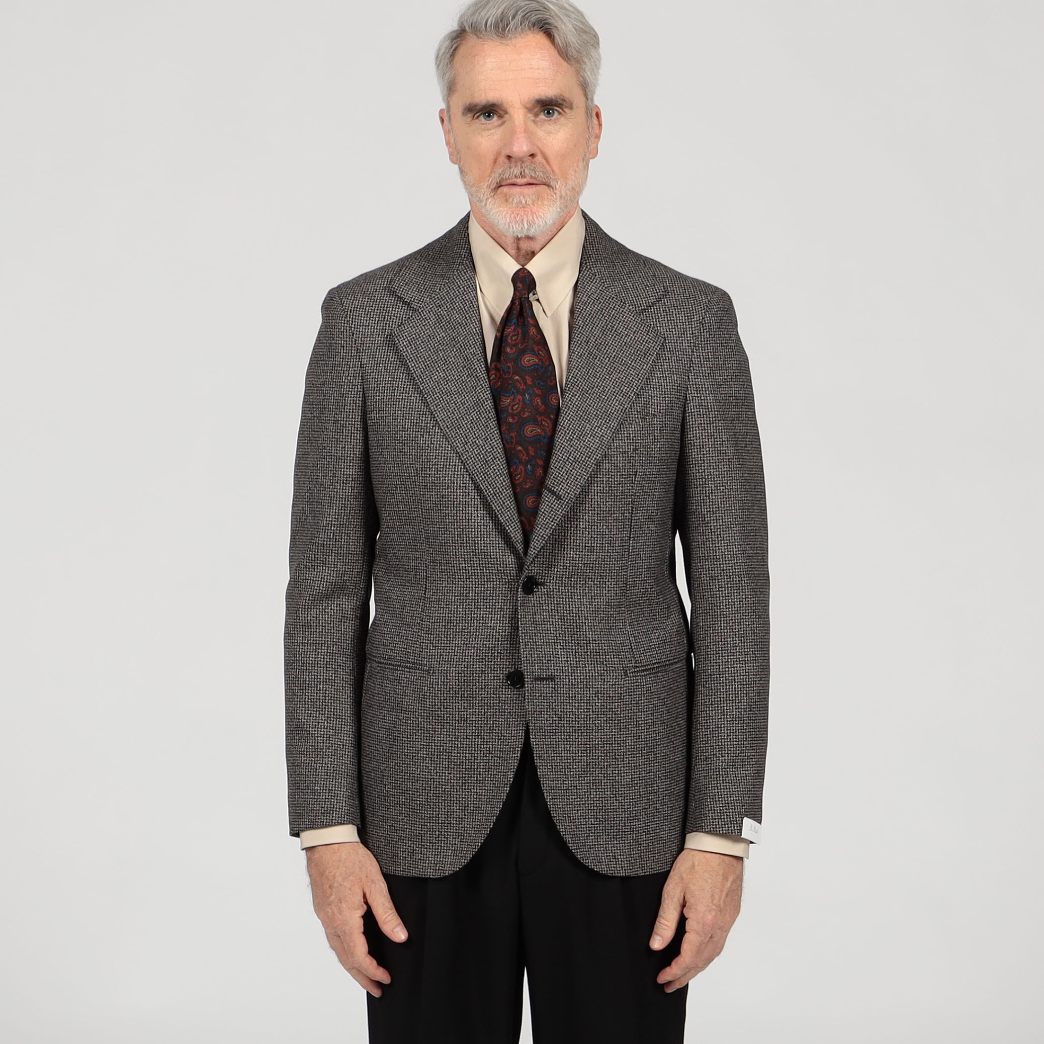 別注】De Petrillo CUMA ウール シングルブレステッド3Bジャケット