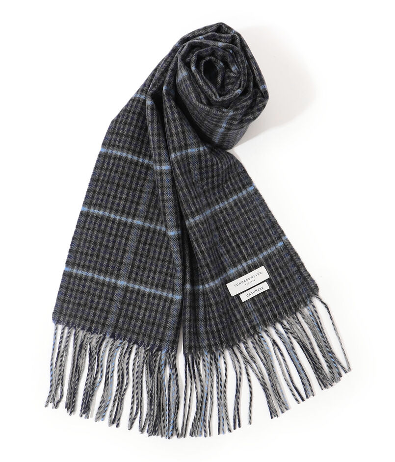 ■TOMORROWLAND カシミヤ シングルリバー マフラー