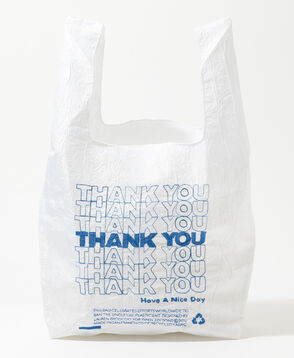 OPEN EDITIONS THANK YOU BLUE TOTE BAG