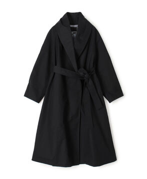 スムースクロス ベルテッドガウンコート