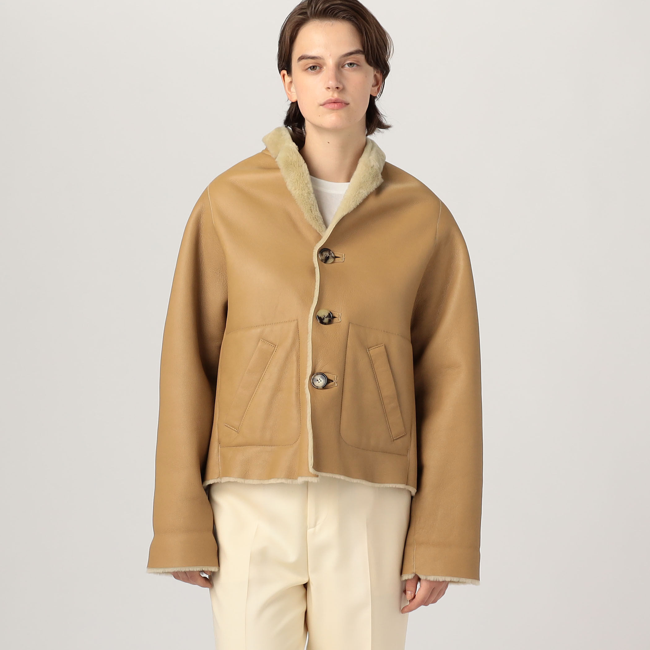 MARNI マルニショートコート MARNI REVERSIBLE MOUTON ショートコート｜トゥモローランド