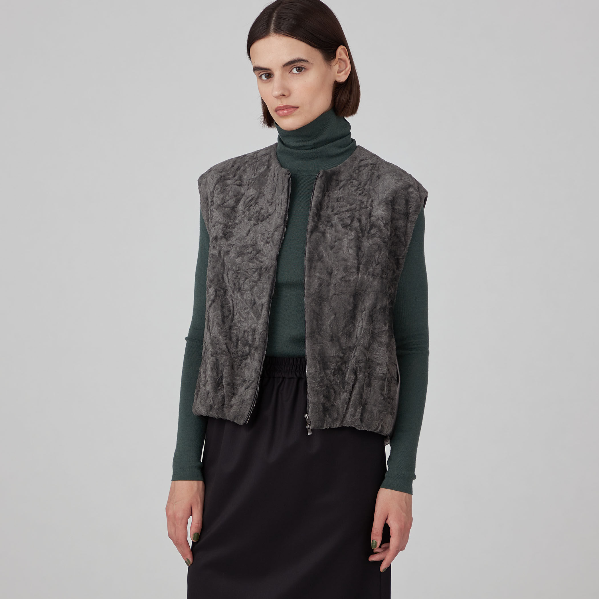 TOMORROWLAND collectionフェイクシール バルーンジレ TOMORROWLAND Collection フェイクシール バルーンジレ