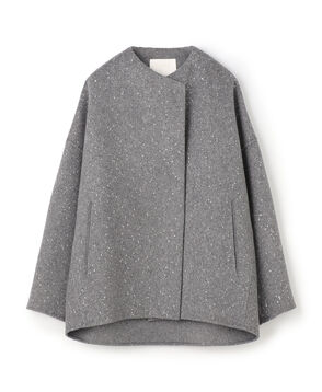 スパンコールリバー ショートコクーンコート