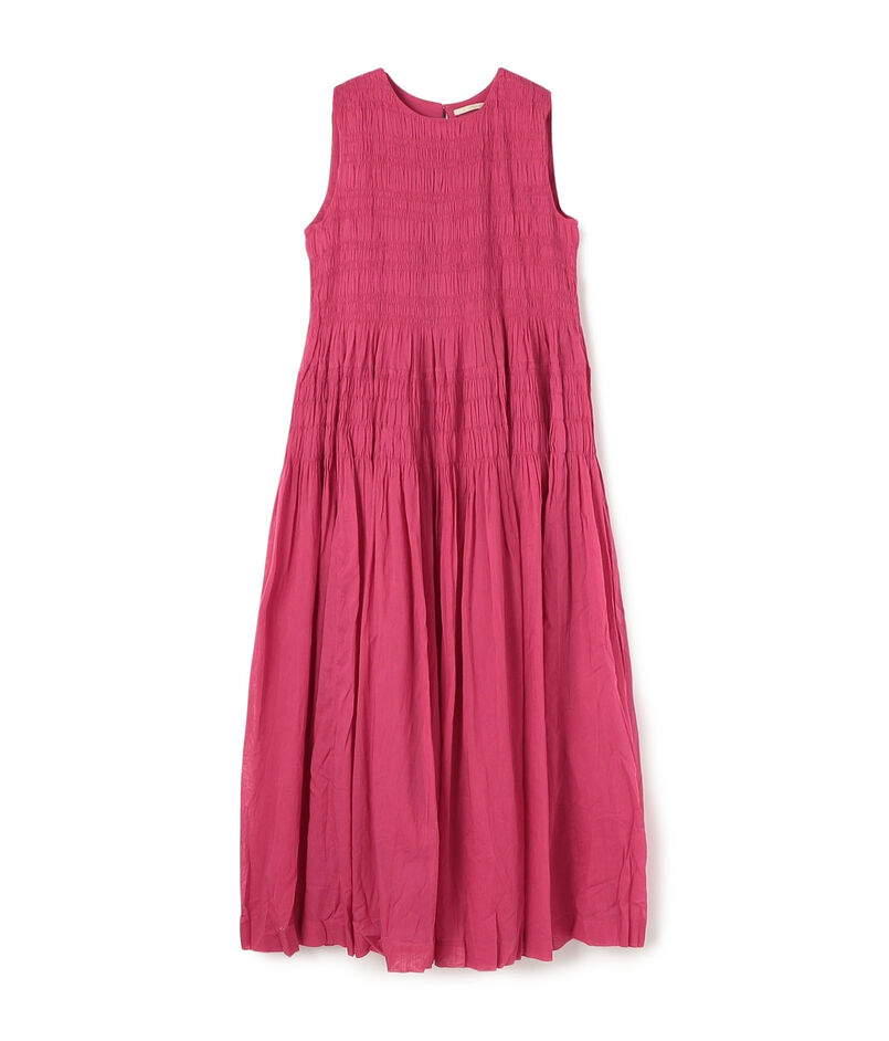 ne Quittez pas COTTON VOILE SHIRRING ドレス