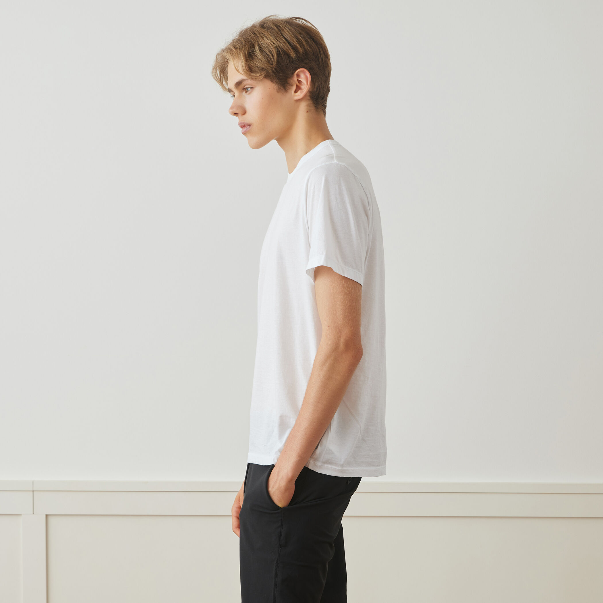 リュクス ジャージークルーネックTシャツ MELJ3199｜トゥモローランド