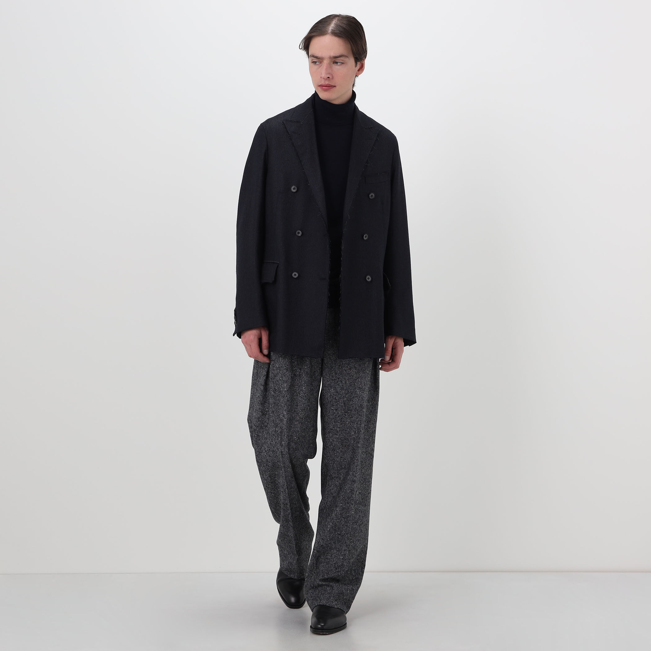MAATEE&SONS ウール ダブルブレステッド 6Bジャケット