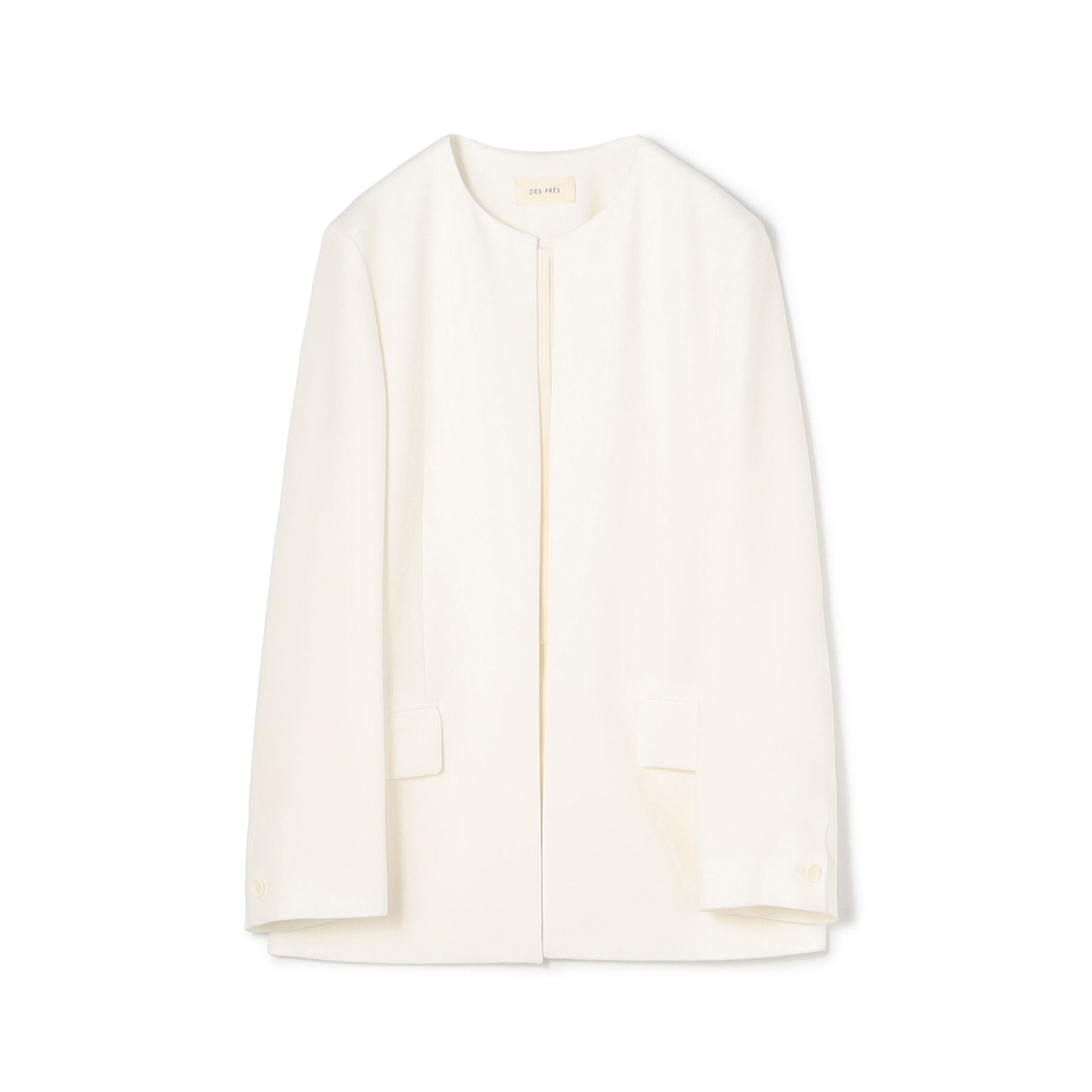 ライトダブルクロス ノーカラージャケット｜トゥモローランド 公式通販