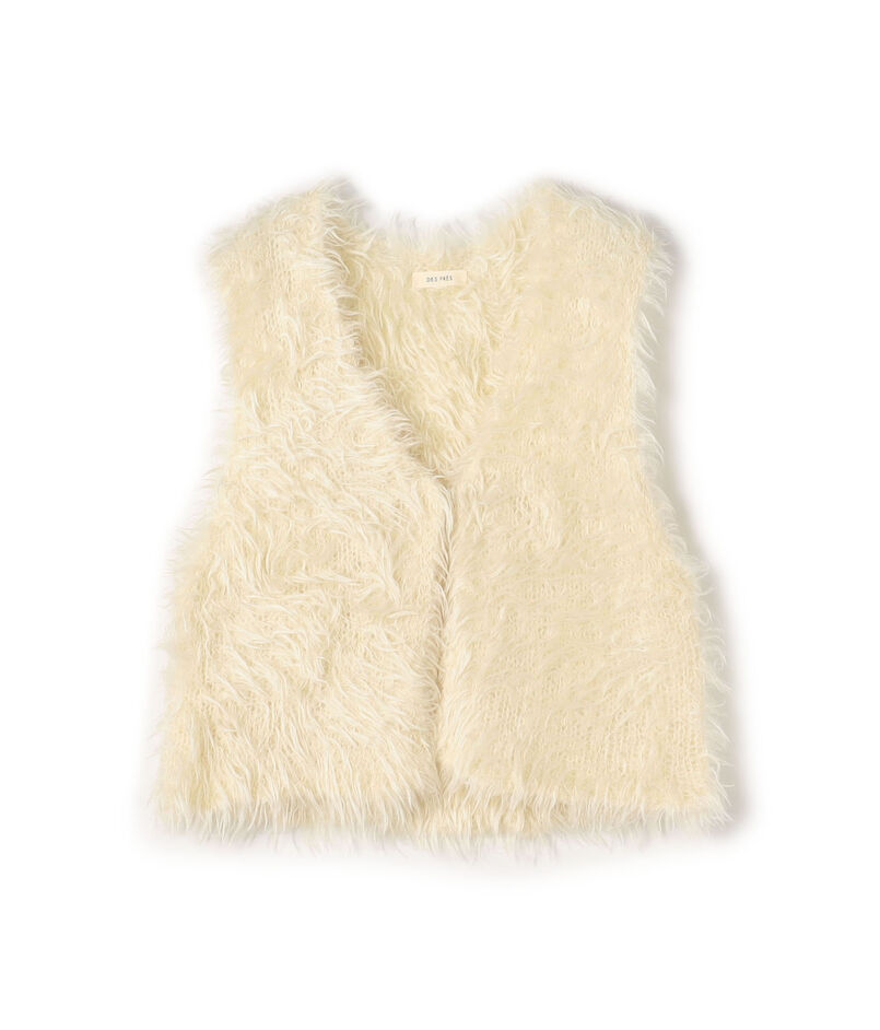 ベビーキッドモヘヤ Vネックベスト