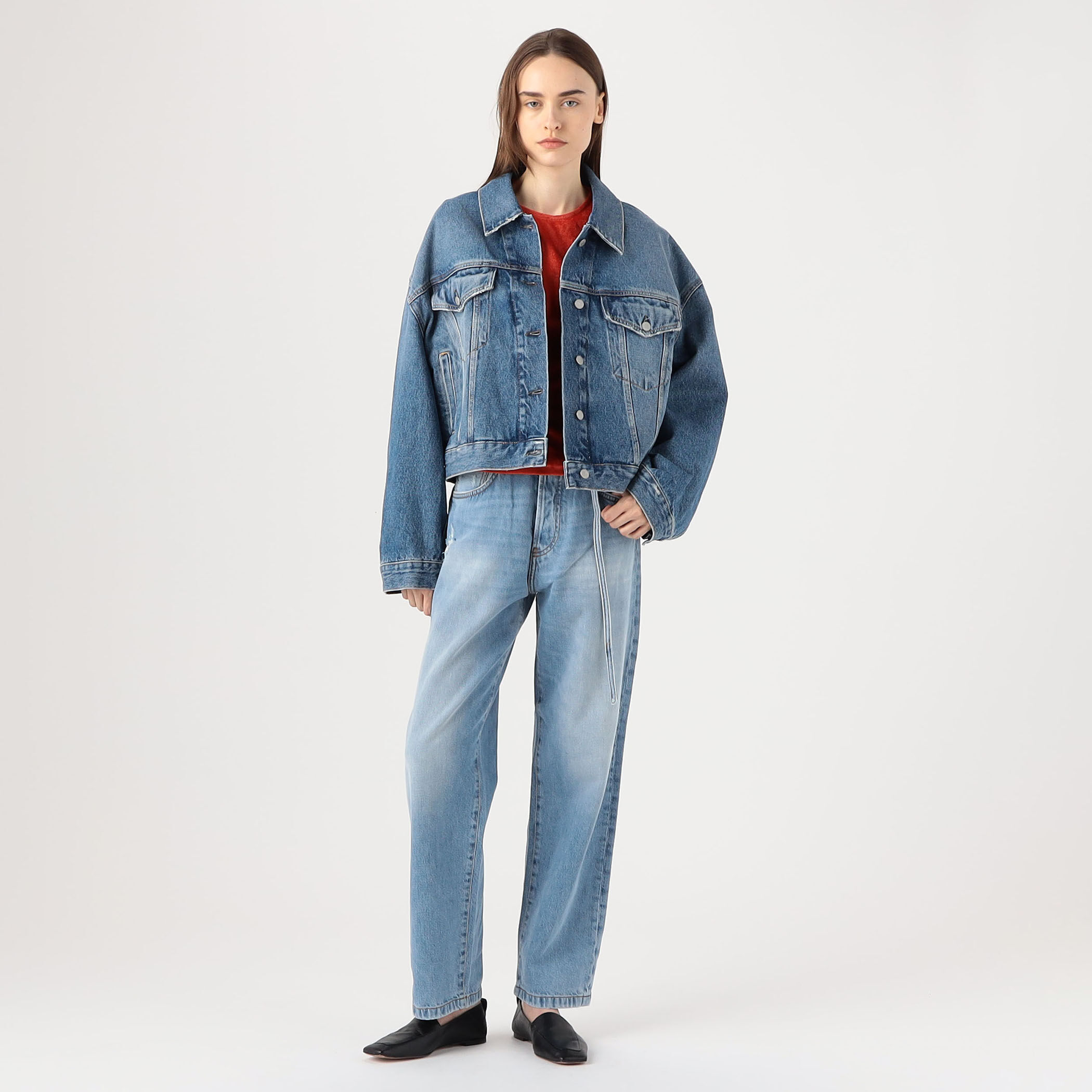 Acne Studios デニム ジャケット C90077 コットン オーバー